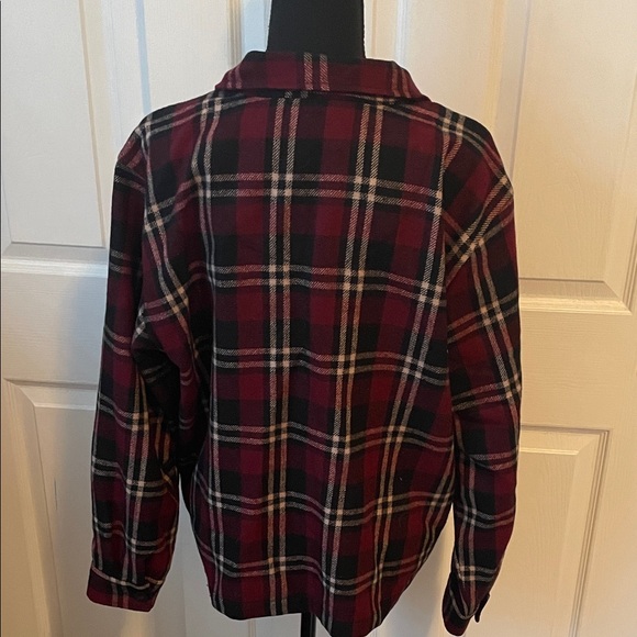 Christopher & Banks Shacket Plaid Jacket XL - Picture 3 of 9